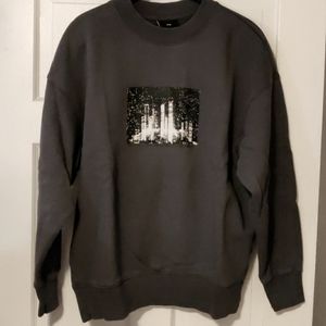 H&M Oversized Dark Grey Sweatshirt
